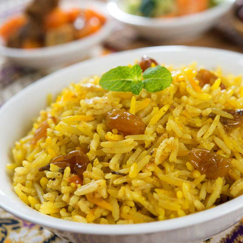 Biryani Rice with Cauliflower and Chick Pea (Mild)